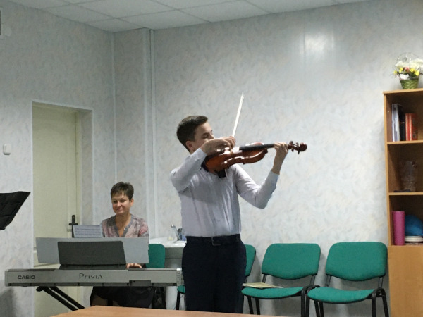 Новогодний концерт в поликлинике